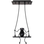 Suspension luminaire petit homme en fer lampe cr�ative design de gens moderne pendentif enfants chambre ...