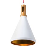 Suspension luminaire plafond blanc intrieur dor en mtal e27 max. 60w design moderne et clairage lgant ...