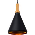 Suspension luminaire plafond noir intrieur dor en mtal e27 max. 60w design moderne et clairage lgant ...