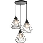 Suspension luminaire r�tro lustre suspension int�rieur lampe � suspension r�glable �20cm pour salon cuisine ...