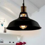 Suspension luminaire r�tro en m�tal lampe � suspension vintage plafonnier d'int�rieur pour cuisine, ferme, ...