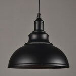 Suspension luminaire r�tro vintage douille e27 lustre d'int�rieur abat - jour en m�tal pour bar, grange, ...