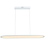 Suspension luminaire salle à manger led aluminium blanc neutre l 80 cm Suspension luminaire salle à manger led aluminium blanc neutre l 80 cm