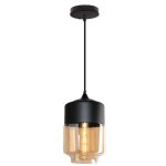 Suspension luminaire style industriel lustre suspension abat - jour en verre e27 lustre plafonnier diam�tre ...