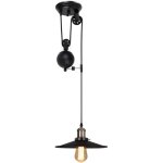 Suspension luminaire vintage lustre plafonnier int�rieur lampe � suspension r�glable 200cm �26cm pour ...
