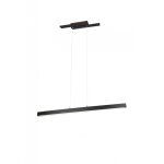 Iperbriko - suspension moderne double luminaire led belfast anthracite trio lighting