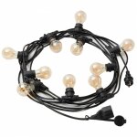 Ideal lux fiesta - luminaire suspendu � 5 ampoules noir ip44