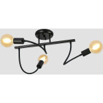Comely - suspension de plafond orientable e27 style industriel, 3 - lumires suspension luminaire diy ...