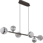 Suspension plafonnier lampe suspendue led mtal tlcommande variable l 90 cm