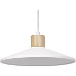 Suspension en pl�tre decor plaster wood pour un �clairage d'int�rieur moderne, 320 mm, gris fonc�, bo�tier ...