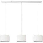 Paco home - suspension salon plafonnier abat - jour tissu moderne monochrome ronde blanc (Ø28cm), lampe ... Paco home - suspension salon plafonnier abat - jour tissu moderne monochrome ronde blanc (Ø28cm), lampe ...
