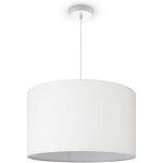 Paco home - suspension salon plafonnier abat - jour tissu moderne monochrome ronde blanc (Ø45. 5 cm), ... Paco home - suspension salon plafonnier abat - jour tissu moderne monochrome ronde blanc (Ø45. 5 cm), ...
