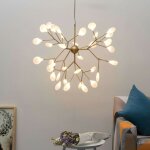 Kosilum - suspension style branchage dor� � 36 lumi�res - arsinoe
