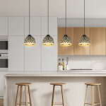 Suspension table à manger suspension boho salon lampe 4 flammes, abat - jour en bambou réglable en hauteur, ... Suspension table à manger suspension boho salon lampe 4 flammes, abat - jour en bambou réglable en hauteur, ...