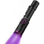 Sv87 5w lampe torche uv led 395nm type c usb rechargeable zoom lampe portatif ultraviolet lumiere noire ...