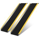 Swanew - 2x rampe de chargement rampe d'accs rampe pour fauteuil roulant rampe pour chien voiture pour ...