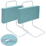 Swanew 2x50cm barrières de lit bébé, 100cm barriere de securite enfant lit, réglable en hauteur, armature ... Swanew 2x50cm barrières de lit bébé, 100cm barriere de securite enfant lit, réglable en hauteur, armature ...