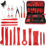 Swanew 40 pi�ces outils de d�montage de garnitures trousse rivet clips et bandes de c�ble pour voiture ...