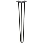 Swanew 4x pieds en pingle cheveux meubles pieds chemins de table pieds en pingle  cheveux noir 3 support, ...