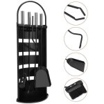 Swanew 5 pices ensemble d'outils de chemine en acier inoxydable comprenant des outils pour chemine ...