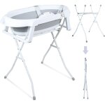 Hengda - swanew baignoire pour bb 85 cm - baignoire pour bb pliable avec et oreiller de bain - baignoire ...