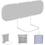 Swanew barrière de lit bébé pliable 150 x 45 cm avec sangles de sécurité barrière de protection bébé ... Swanew barrière de lit bébé pliable 150 x 45 cm avec sangles de sécurité barrière de protection bébé ...