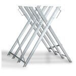 Swanew chevalet  bches en acier galvanis - avec dents 150kg - pliable 4 trteaux