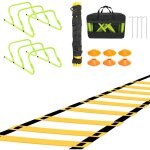 Swanew Échelle de coordination Échelle d'agilité haies de coordination. kit de coordination d'agilité ... Swanew Échelle de coordination Échelle d'agilité haies de coordination. kit de coordination d'agilité ...