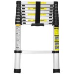 Hengda - swanew echelle tlescopique jusqu' 150 kg escabeau stable en aluminium multi - fonction 2. ...