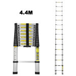 Randaco - chelle tlescopique 4, 4m chelle extensible jusqu' 150 kg escabeau stable en aluminium 4, ...