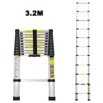 Echelle télescopique alu escabeau escamotable echelle coulissante alu jusqu'à 150 kg escabeau stable ... Echelle télescopique alu escabeau escamotable echelle coulissante alu jusqu'à 150 kg escabeau stable ...