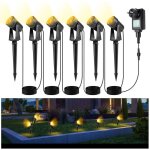 Einfeben lot de 6 projecteur de jardin à led avec piquet de terre, éclairage de jardin avec prise étanche ... Einfeben lot de 6 projecteur de jardin à led avec piquet de terre, éclairage de jardin avec prise étanche ...