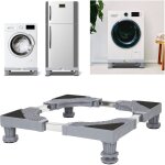 Swanew - support de machine  laver rglable 41 - 65cm rfrigrateur et sche - linge linge 4 pieds support ...