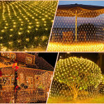 Swanew filet lumineux à led guirlande lumineuses Éclairage de noël rideau lumineux intérieur extérieur ... Swanew filet lumineux à led guirlande lumineuses Éclairage de noël rideau lumineux intérieur extérieur ...