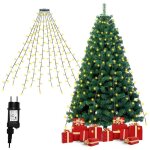 Swanew guirlande lumineuse 280 led 2. 8m sapin de noël éclairage décoratif noël blanc chaud Swanew guirlande lumineuse 280 led 2. 8m sapin de noël éclairage décoratif noël blanc chaud