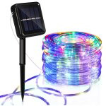 Einfeben guirlande lumineuse solaire, exterieur tanche lampe solaire pour jardin, terrasse, arbre de ...
