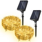 Swanew guirlande lumineuse solaire extérieure led rideau lumineux décoration de noël Étanche ip44 2x ... Swanew guirlande lumineuse solaire extérieure led rideau lumineux décoration de noël Étanche ip44 2x ...