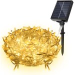 Swanew guirlande lumineuse solaire extérieure led rideau lumineux décoration de noël Étanche ip44 blanc ... Swanew guirlande lumineuse solaire extérieure led rideau lumineux décoration de noël Étanche ip44 blanc ...