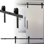 Swanew kit de porte coulissante systme coulissante ferrure pour systme pour portes coulissantes avec ...