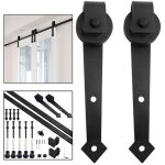 Swanew kit de porte coulissante systme coulissante ferrure pour systme pour portes coulissantes avec ...