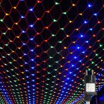 Led lumière net décoration rideau guirlande lumineuse éclairage 8 modes ip44 fête de noël extérieur intérieur ... Led lumière net décoration rideau guirlande lumineuse éclairage 8 modes ip44 fête de noël extérieur intérieur ...