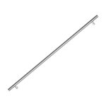 Main courante, inox rampe d'escalier rond, intrieur & extrieur  42 mm, support mural, argent 180cm ...