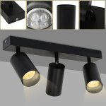 Plafonnier spot de plafond led argenté 3 - flamme ultraslim gu10 - swanew Plafonnier spot de plafond led argenté 3 - flamme ultraslim gu10 - swanew