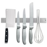Porte - couteau magntique aimant barre aimante acier inoxydable couteaux & ustensiles cuisine, bar, ...