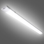 Swanew - r�glette led extra plate line luminaire led �tanche tubes led interconnectable traversante blanc ...