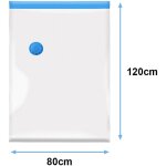 Hengda - swanew sac housse de rangement 80x120cm lot de 12 sacs de rangement sous vide sous vide avec ...