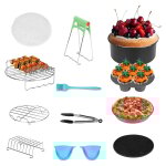 Set d'accessoires pour friteuse à air chaud friteuse à air chaud 12 pièces moule à pâtisserie 7'' - swanew ... Set d'accessoires pour friteuse à air chaud friteuse à air chaud 12 pièces moule à pâtisserie 7'' - swanew ...