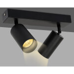 Einfeben spot de plafond blanc chaud pivotante tournante 4w idal pour le salon, salon, couloir trois, ...