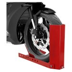 Support bquille de moto arrire lve moto arrire sur roulettes moto roue avant bascule chock support ...