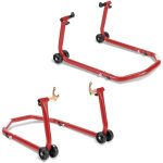 Swanew support b�quille de moto pneu avant arri�re l�ve moto arri�re sur roulettes avec adaptateurs caoutchouc ...